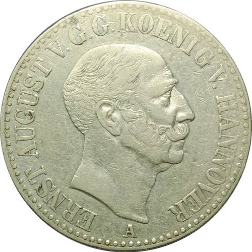 Монета 1 талер 1848 Ганновер