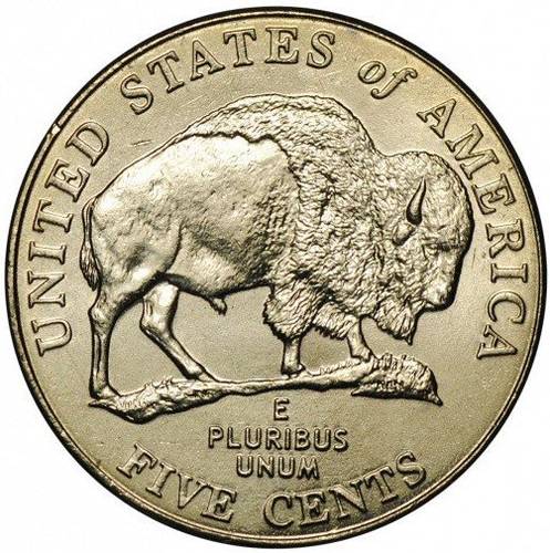 Монета 5 центов 2005 Бизон США