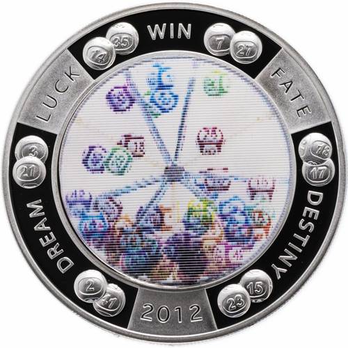 Монета 2 доллара 2012 Спорт-Лото Ниуэ