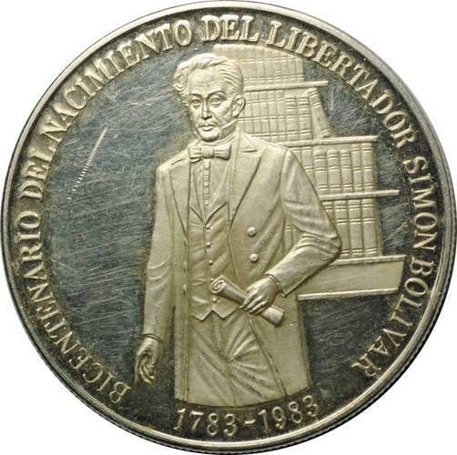 Монета 100 боливар 1983 Симон Боливар Венесуэла