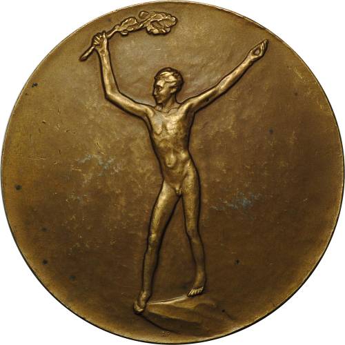 Настольная медаль Профсоюзы Чехословакии делегатам XIV-го съезда профсоюзов СССР