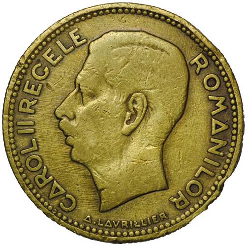 Монета 20 леи 1930 Румыния