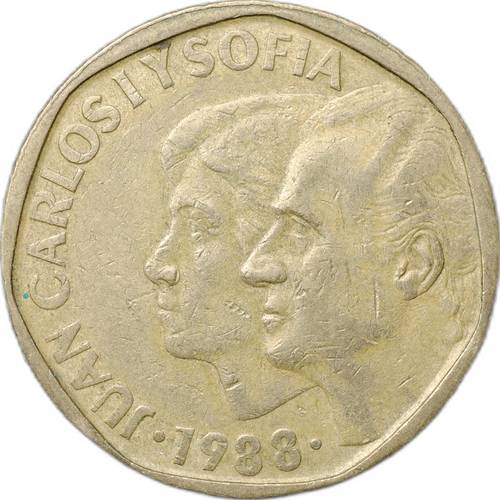 Монета 500 песет 1988 Испания