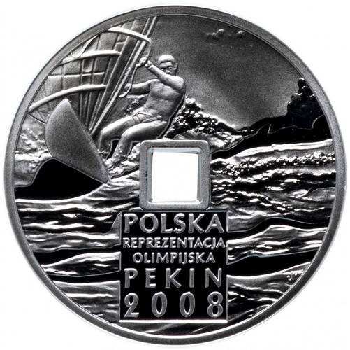 Монета 10 злотых 2008 XXIX летние Олимпийские игры Пекин Польша