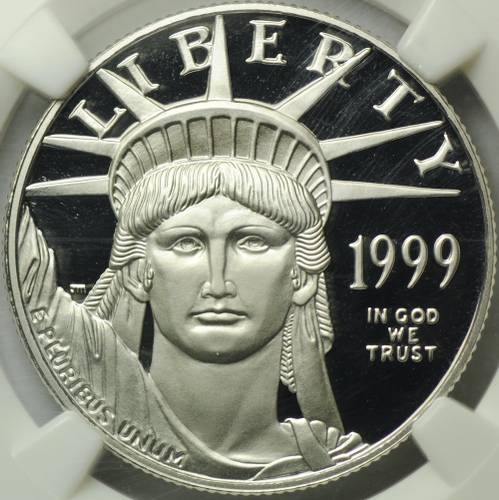 Монета 50 долларов 1999 Либерти платина США