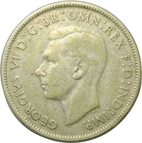 Монета 1 флорин 1947 Австралия