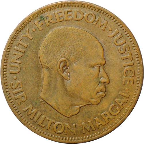 Монета 1 цент 1964 Сьерра Леоне