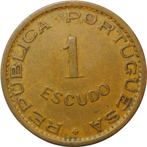 Монета 1 эскудо 1973 Гвинея