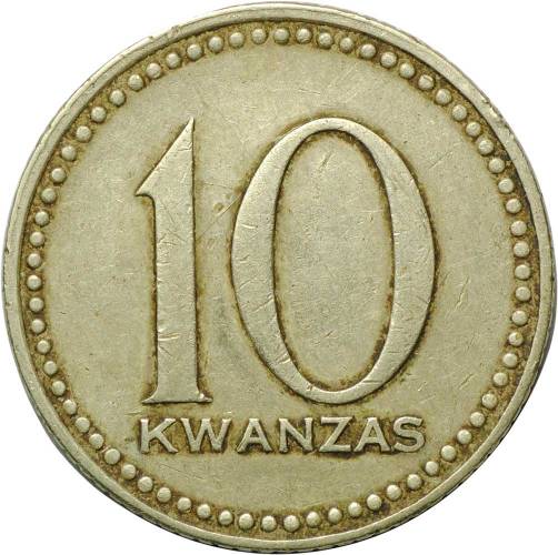 Монета 10 кванза 1975 Ангола