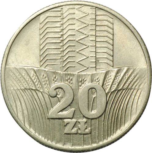 Монета 20 злотых 1973 Польша
