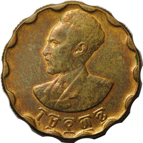 Монета 25 центов 1944 Эфиопия