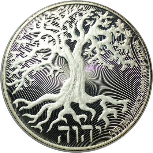 Монета 2 доллара 2018 Дерево Жизни Ниуэ