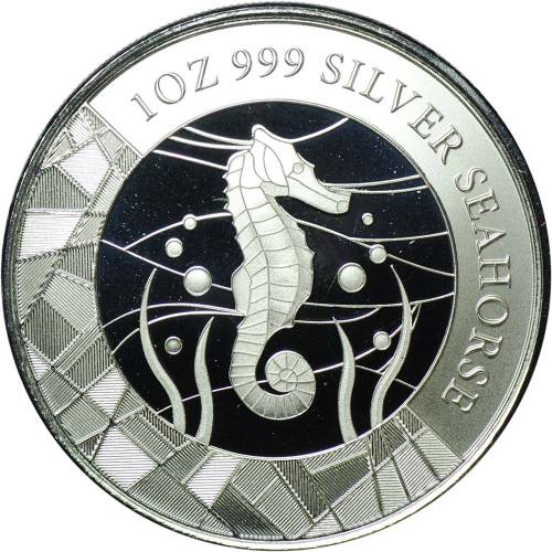 Монета 2 тала 2018 Морской конек Самоа