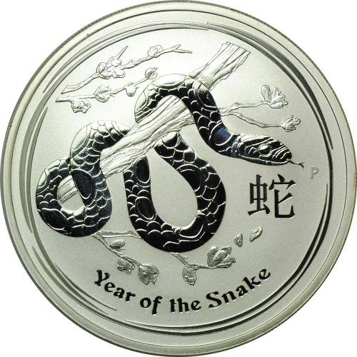 Монета 1 доллар 2013 Год Змеи Австралия