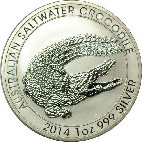 Монета 1 доллар 2014 Крокодил Австралия
