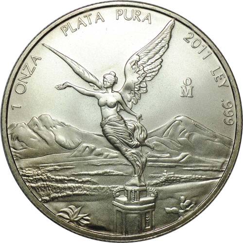 Монета 1 унция 2011 Мексика