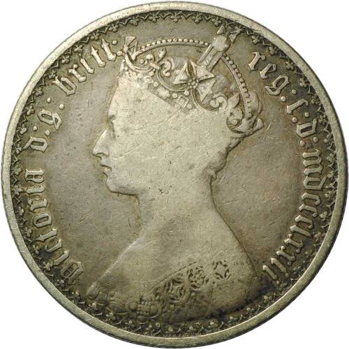 Монета Флорин 1872 Великобритания
