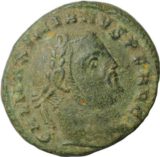 Монета Фоллис 305-311 Галерий Римская Империя