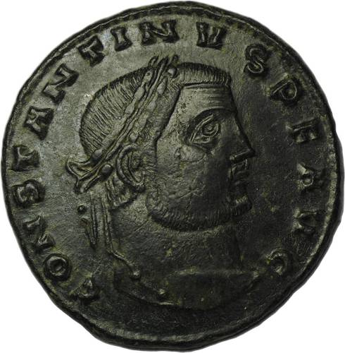Монета Фоллис 312-315 Константин I Римская Империя