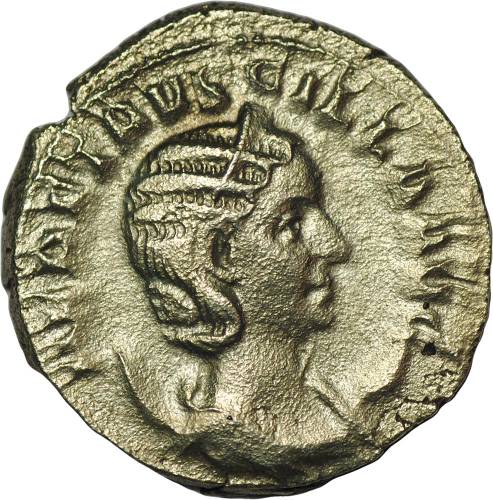 Монета Антониниан 249-251 Геренния Этрусцилла, жена Траяна Деция Римская Империя