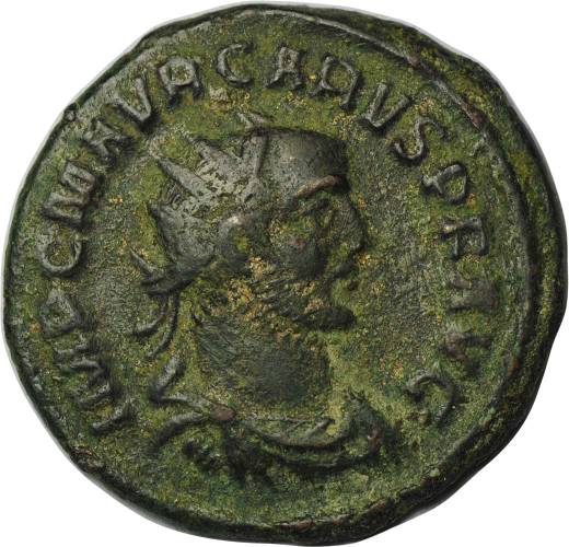 Монета Антониниан 282-283 Кар Аврелианиан Римская Империя