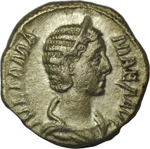 Монета Денарий 222-235 Юлия Мамея, мать Александра Севера Римская Империя