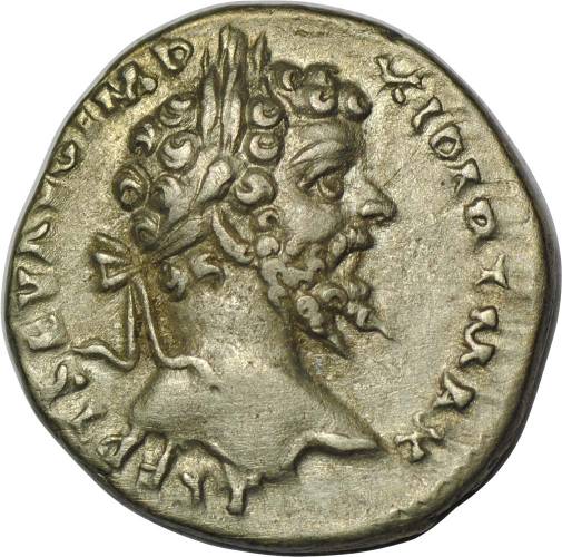 Монета Денарий 193-211 Септимий Север Римская Империя