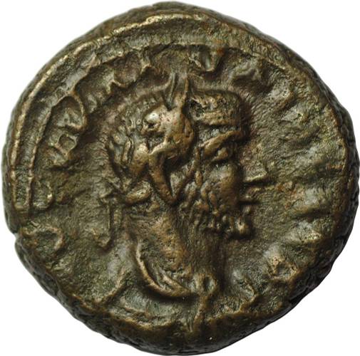 Монета Тетрадрахма 253-268 Галлиен Римская Империя, провинция Египет