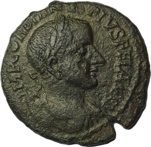 Монета Тетрадрахма 238-244 Гордиан III Римская Империя, провинция Фракия