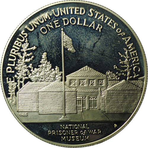 Монета 1 доллар 1994 P Национальный музей военнопленных США