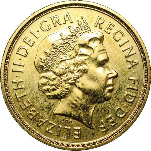 Монета 1 соверен (фунт) 2009 Великобритания