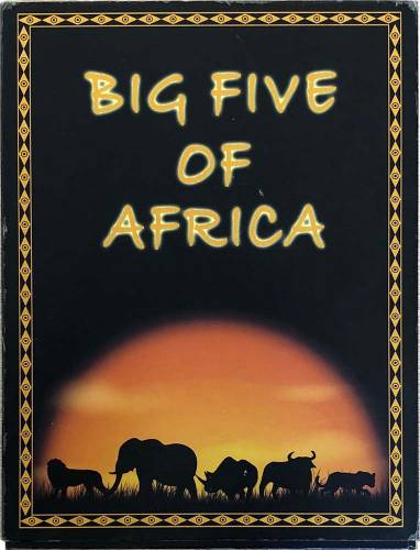 Комплект 240 франков 2008 Большая пятёрка Африки Слон, Лев, Буйвол, Леопард, Носорог 5 монет Конго