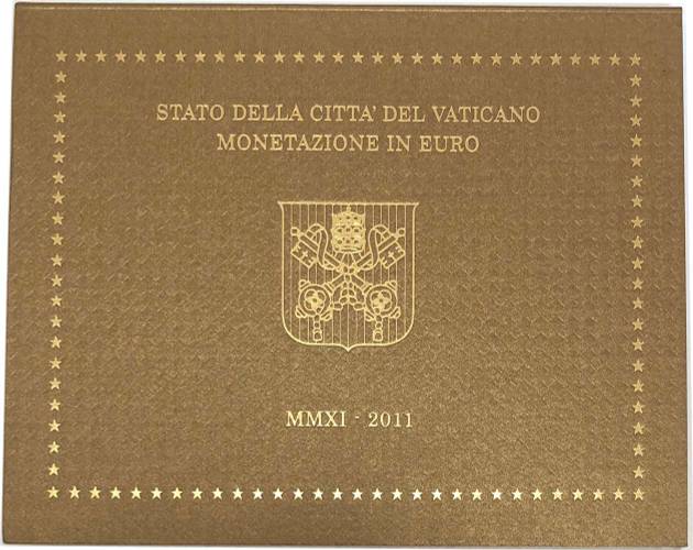 Набор монет евро 2011 Ватикан