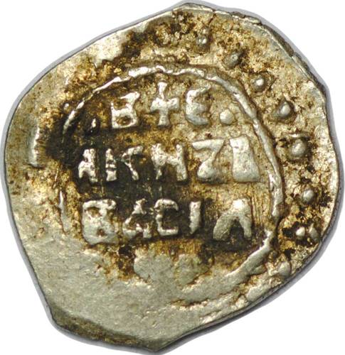 Монета Денга 1434 - 1445 Василий II Васильевич Темный Легенда / Всадник с копьем Московское княжество