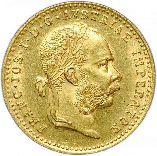Монета 1 дукат 1915 рестрайк Австро-Венгрия