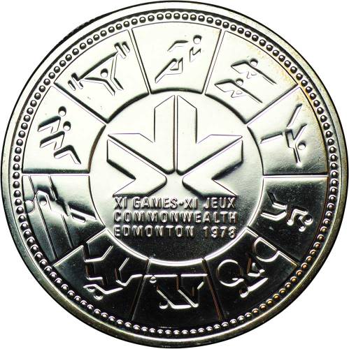 Монета 1 доллар 1978 11-е игры содружества в Эдмонтоне Канада