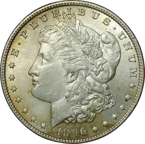 Монета 1 доллар 1896 Доллар Моргана США