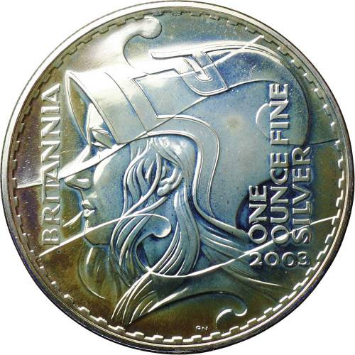 Монета 2 фунта 2003 Голова Британии Великобритания