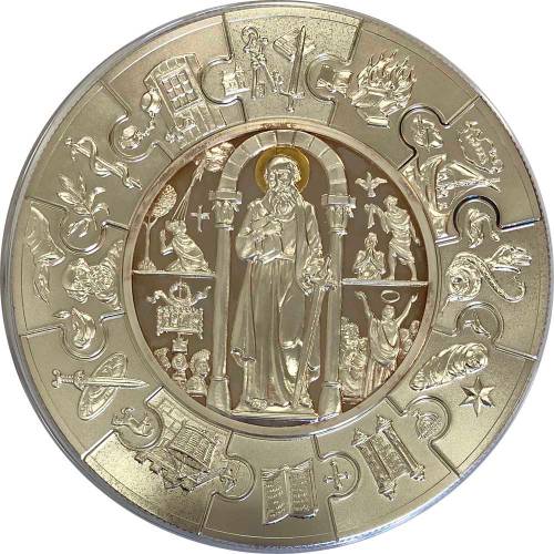 Набор монет 100 (40 + 5*12) долларов 2008 Апостол Павел Либерия