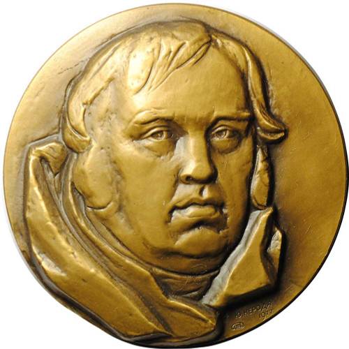 Медаль Иван Андреевич Крылов ЛМД 1977 Нерода