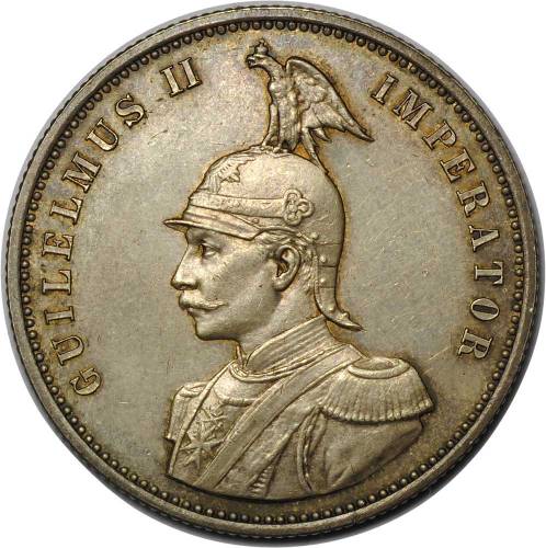 Монета 1 рупия 1890 Германская Восточная Африка