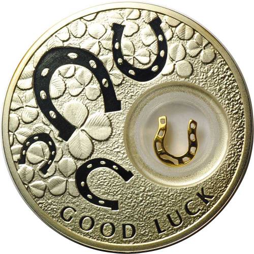 Монета 2 доллара 2012 На Удачу Подкова Ниуэ