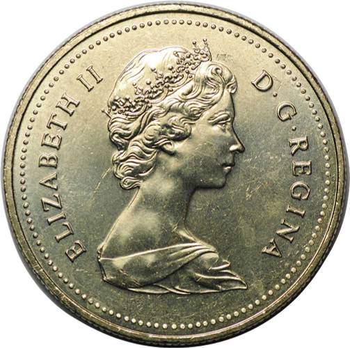 Монета 1 доллар 1981 Канада