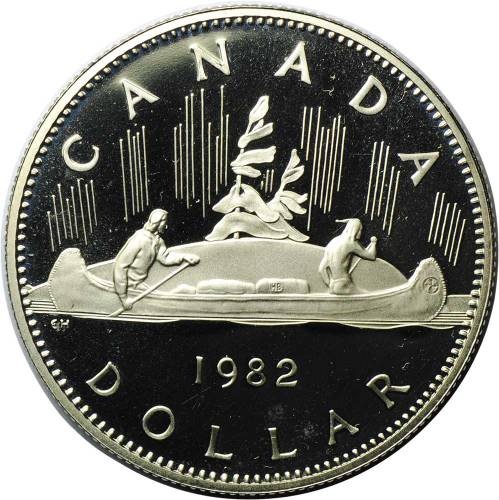 Монета 1 доллар 1982 PROOF Канада