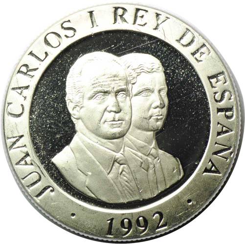 Монета 200 песет 1992 Мадрид - культурная столица Европы серебро Испания