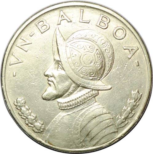 Монета 1 бальбоа 1934 Панама