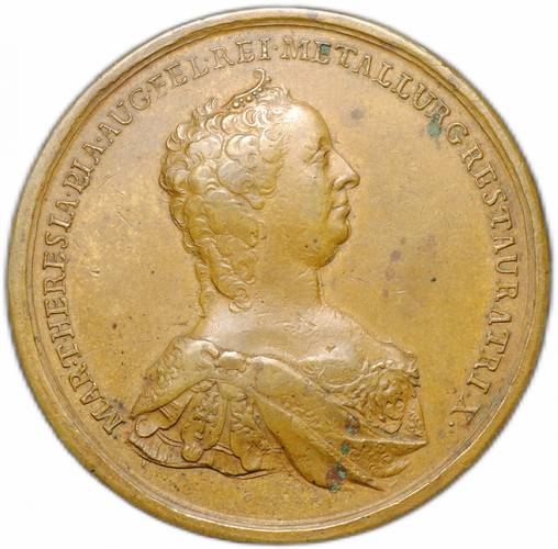 Медаль Горной Академии Шемниц Мария Терезия Австрия