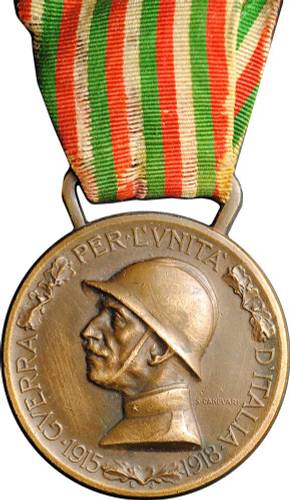 Медаль в память Итало-Австрийской войны 1915-1918 Италия