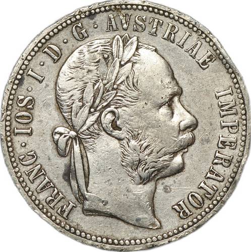 Монета 1 флорин 1881 Австрия