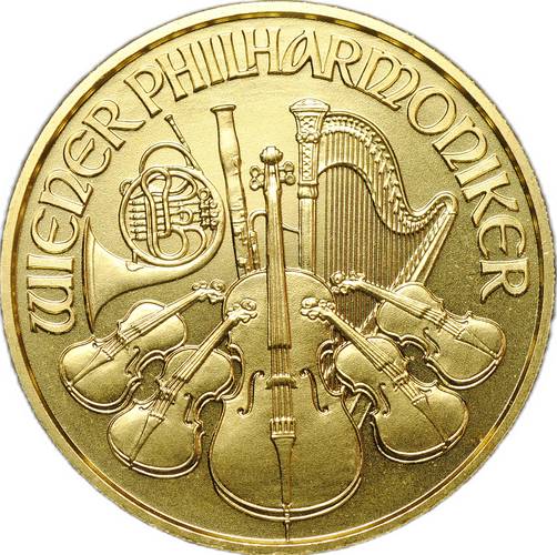 Монета 50 евро 2004 Венская филармония (филармоникер) Австрия